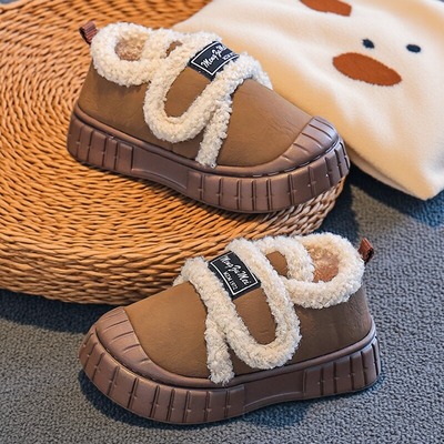 儿童包跟棉拖鞋秋冬季2025新款