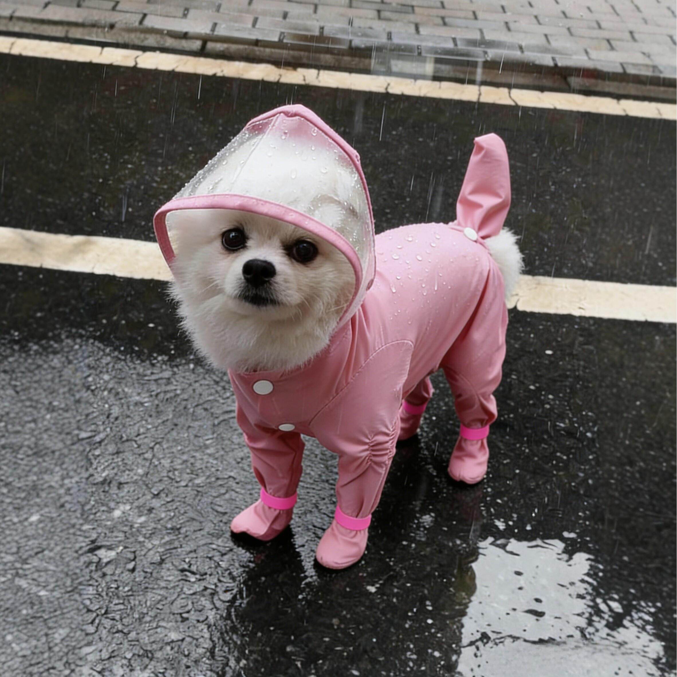 狗狗衣服小狗雨衣薄款四脚防水全包宠物比熊泰迪中小型犬2026新款