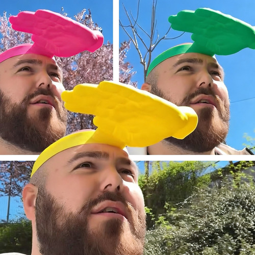 【巴掌遮阳帽】搞怪沙雕头饰发箍可拆吵架神器网红整蛊搞笑头套