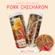 Crunchy Flavor Thin Pork Mangino SPICY Sliced Chicharon 250g