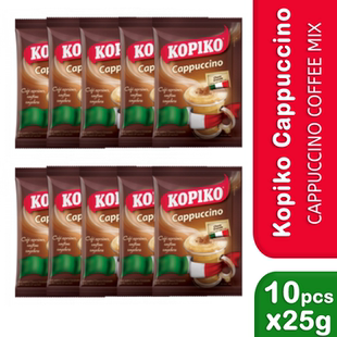 Cappuccino Coffee with Chocolate Granule 10pcs x 25grams咖啡