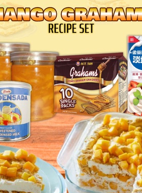 Mango Float Graham Set (Condensed Milk Nestle Cream, graham)