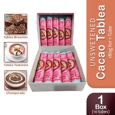 1 Box Binondo Cacao Tablea 10 Tubes/Box Made in Philippines