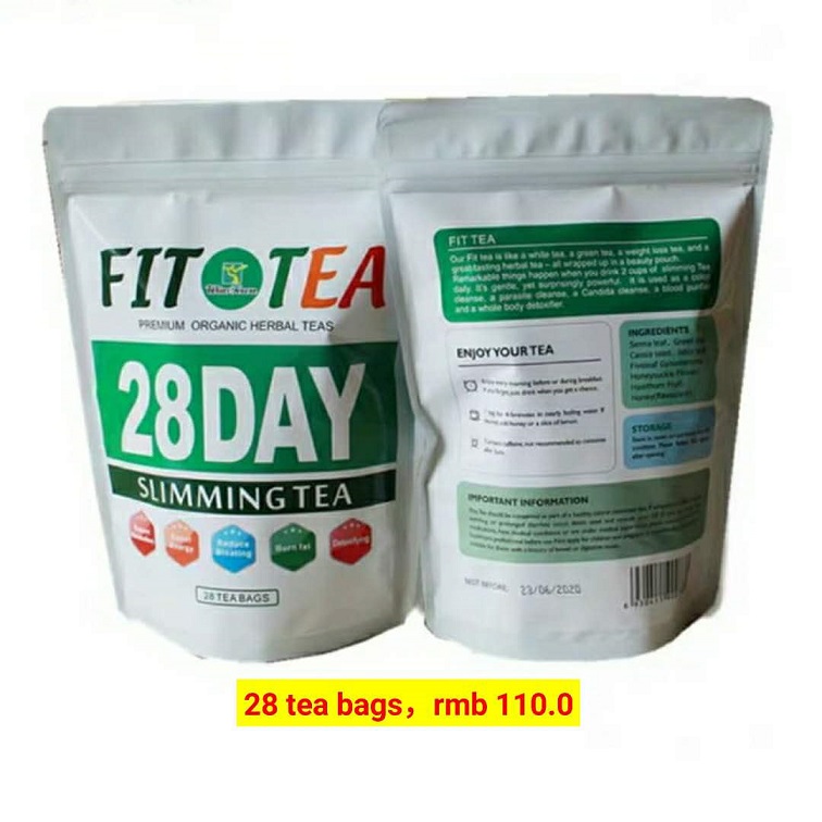 fit tea slimming tea 28days premium organic herbal teas 茶