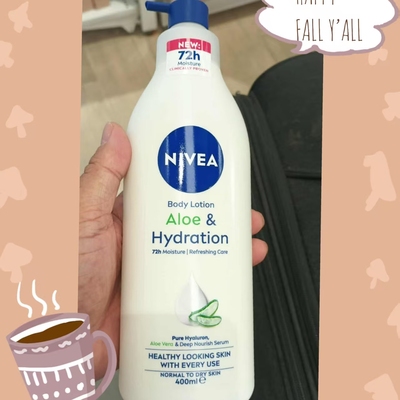 NIVEA Body Lotion Aloe and Hydation身体保湿霜380ml