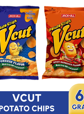 VCUT Potato Chips 60g ( Cheese / Spicy BBQ )