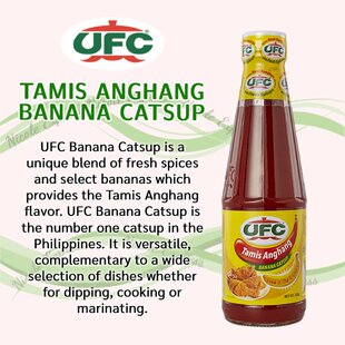 UFC Banana Catsup Sauce菲律宾香蕉番茄酱甜辣味320g Taming