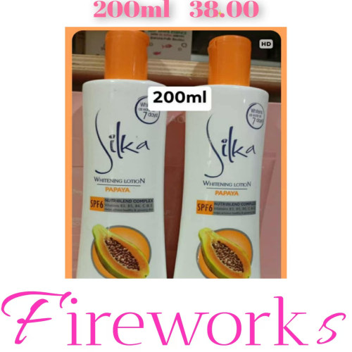 PROMO!!!Silka Whitening Papaya Lotion木瓜焕白身体乳霜200ml