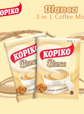Kopikocoffee Blanca 3 in 1 Coffee Mix Creamy 10 Sachets咖啡
