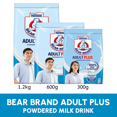 Bear Brand Adult Powdered Milk熊牌进口成人高钙营养奶粉600g