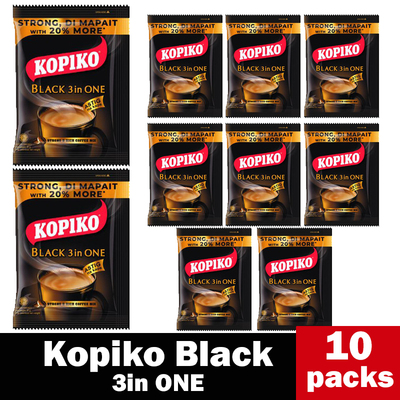 Black Coffee 3in One 10 Individual packs (30gx 10)速溶咖啡