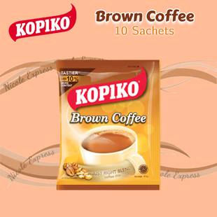 Kopikocoffee Brown 3 in 1 Coffee Mix 10 Sachets咖啡