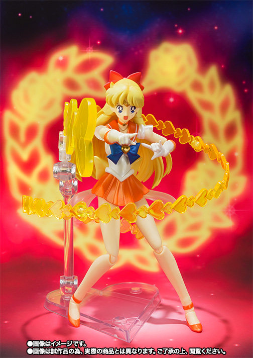 万代成品 魂限定 shf 美少女战士 超级金星 爱野美奈子 可动手办b