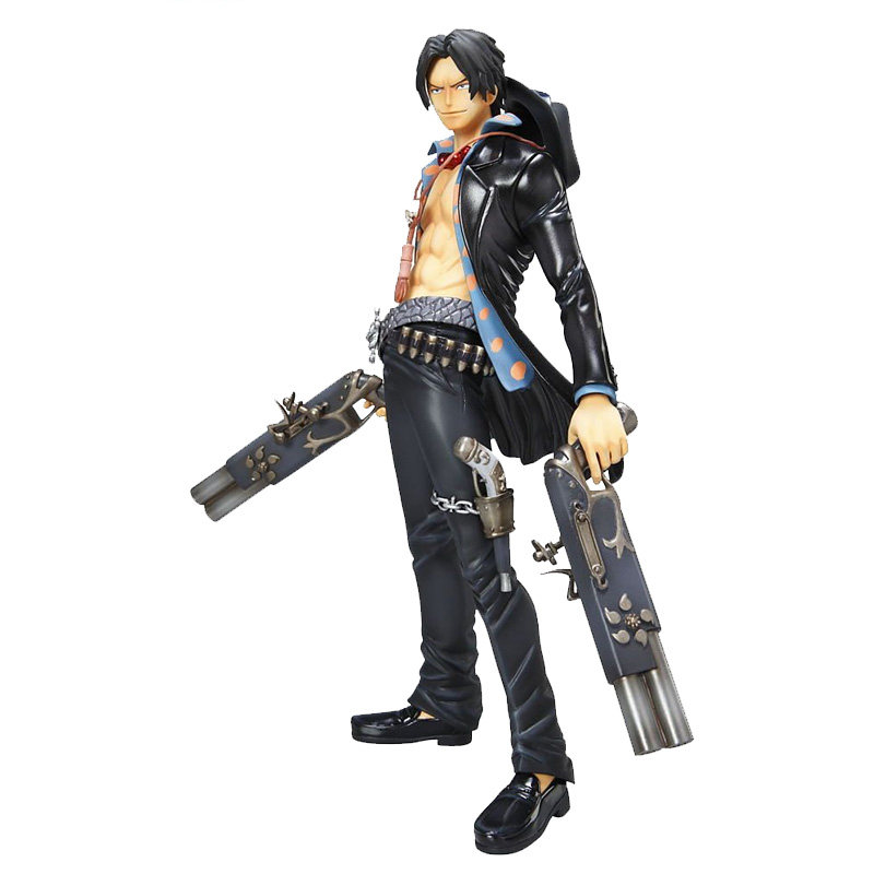 megahouse mh海贼王pop 强者世界剧场版 艾斯 黑衣 西服 手办