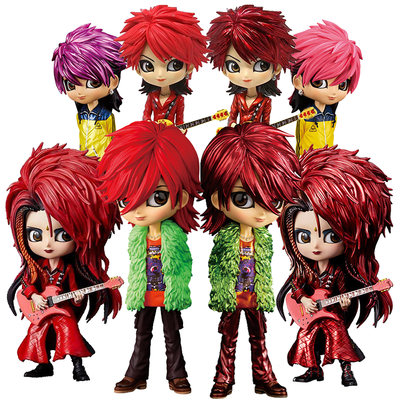 眼镜厂qposket摇滚歌手xjapan吉他手hide 松本秀人手办摆件收藏品