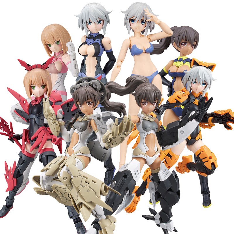 万代 30ms 30分钟姐妹 表情手型身体四肢装甲配件 拼装模型拓展b