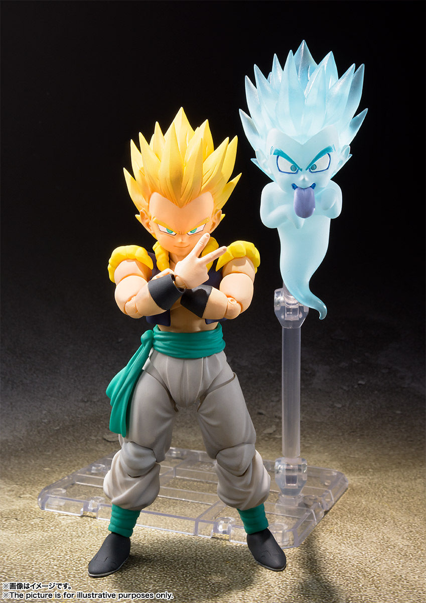 万代 shf 七龙珠超 超赛 悟天克斯 淘气鬼魂合体战士 可动手办b