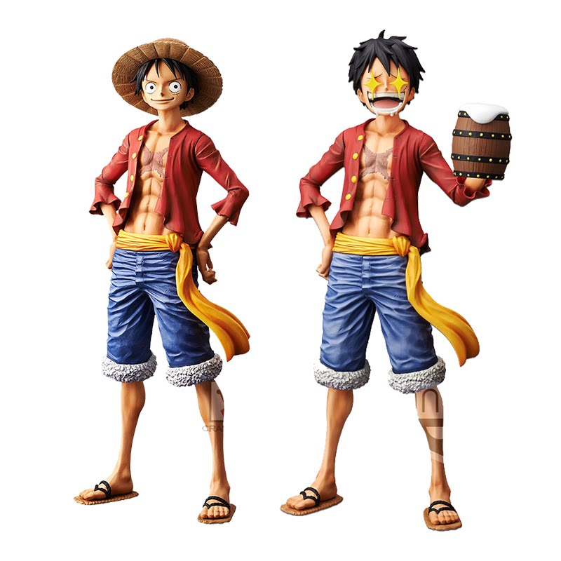 万代眼镜厂ros海贼航海王草帽 星星眼路飞 景品手办玩偶摆件礼物b