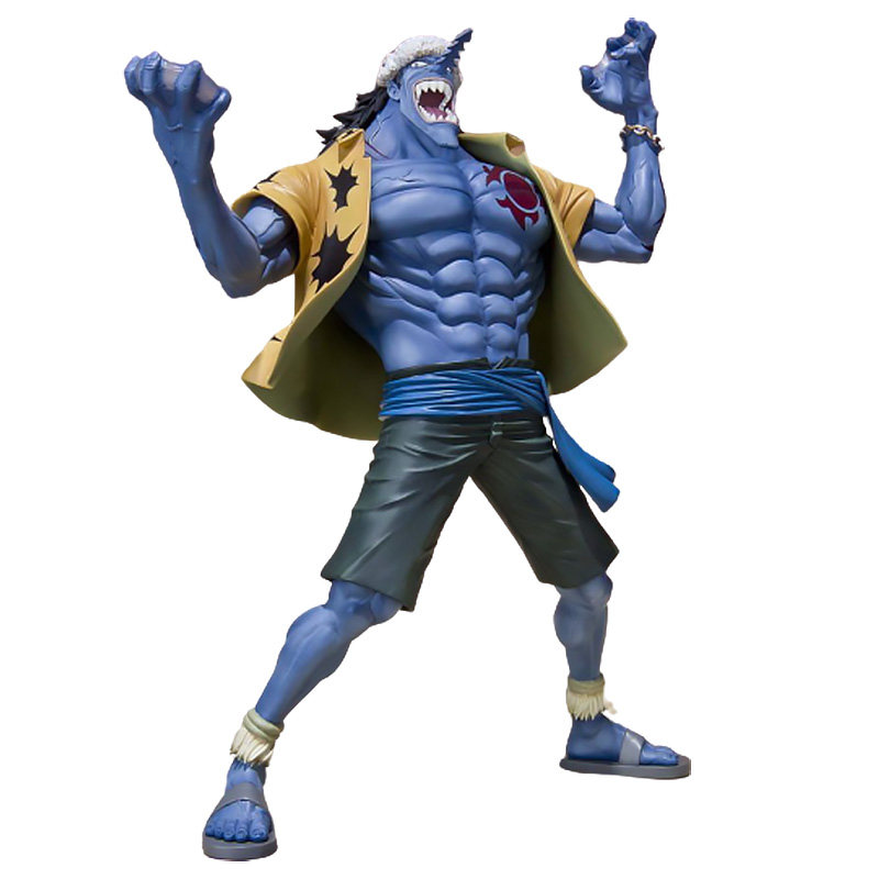 万代 figuarts zero 海贼王 鱼人海贼团 船长 恶龙 阿龙 手办b