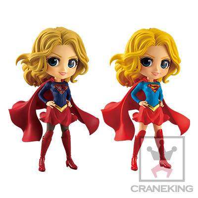 万代眼镜厂qposket dc漫画 女超人supergirl 手办景品 潮玩模型b
