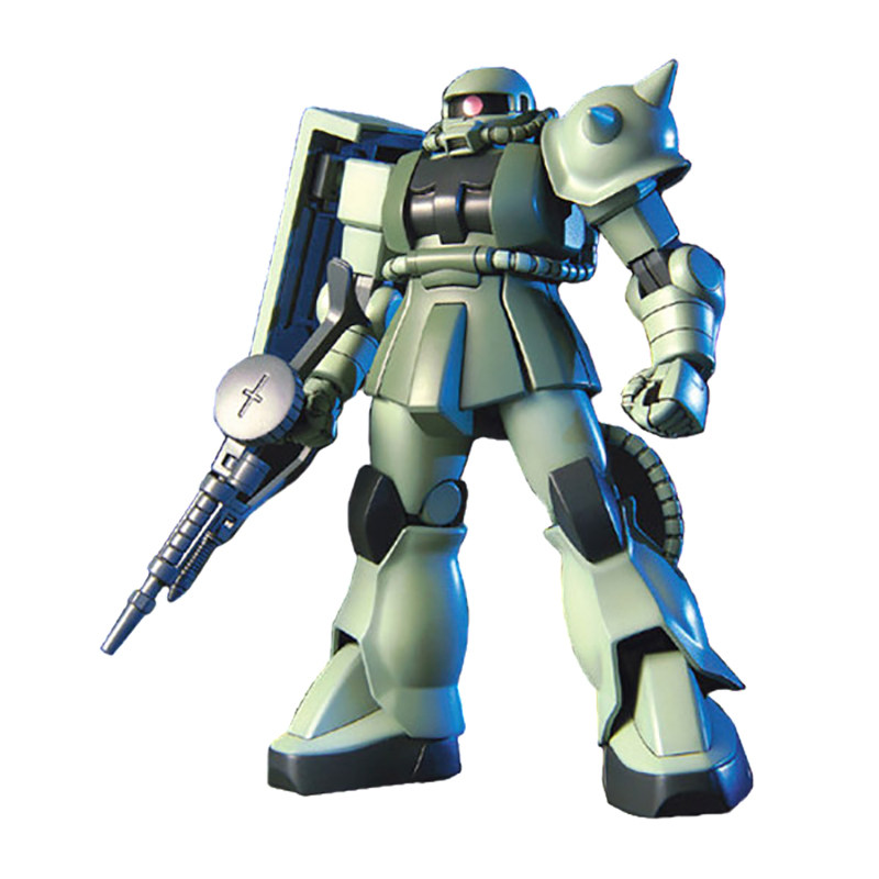 万代拼装模型 hguc 040 ms-06 1/144 渣古2 扎古2 量产型b