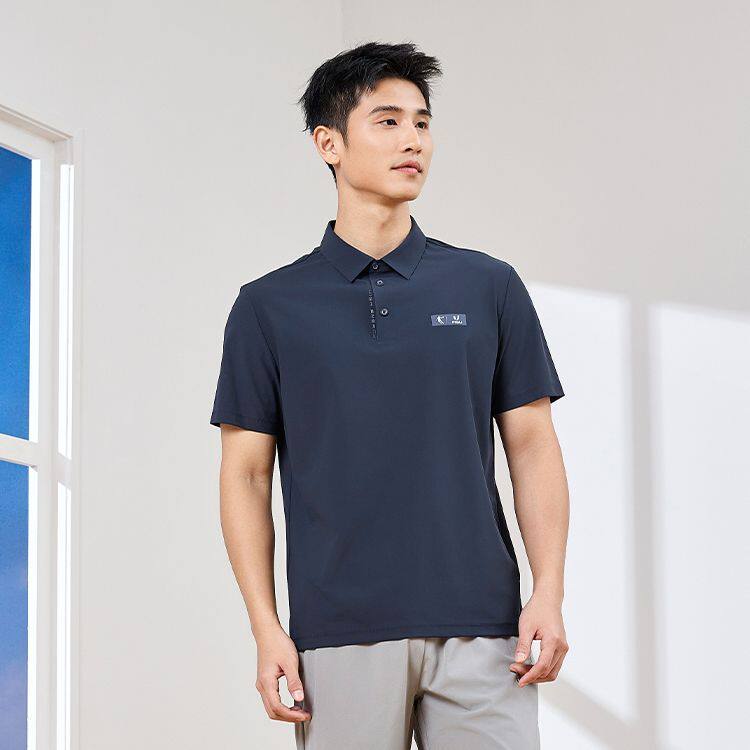 乔丹短袖T恤衫男款2025秋季透气速干吸汗综训polo衫休闲翻领上衣