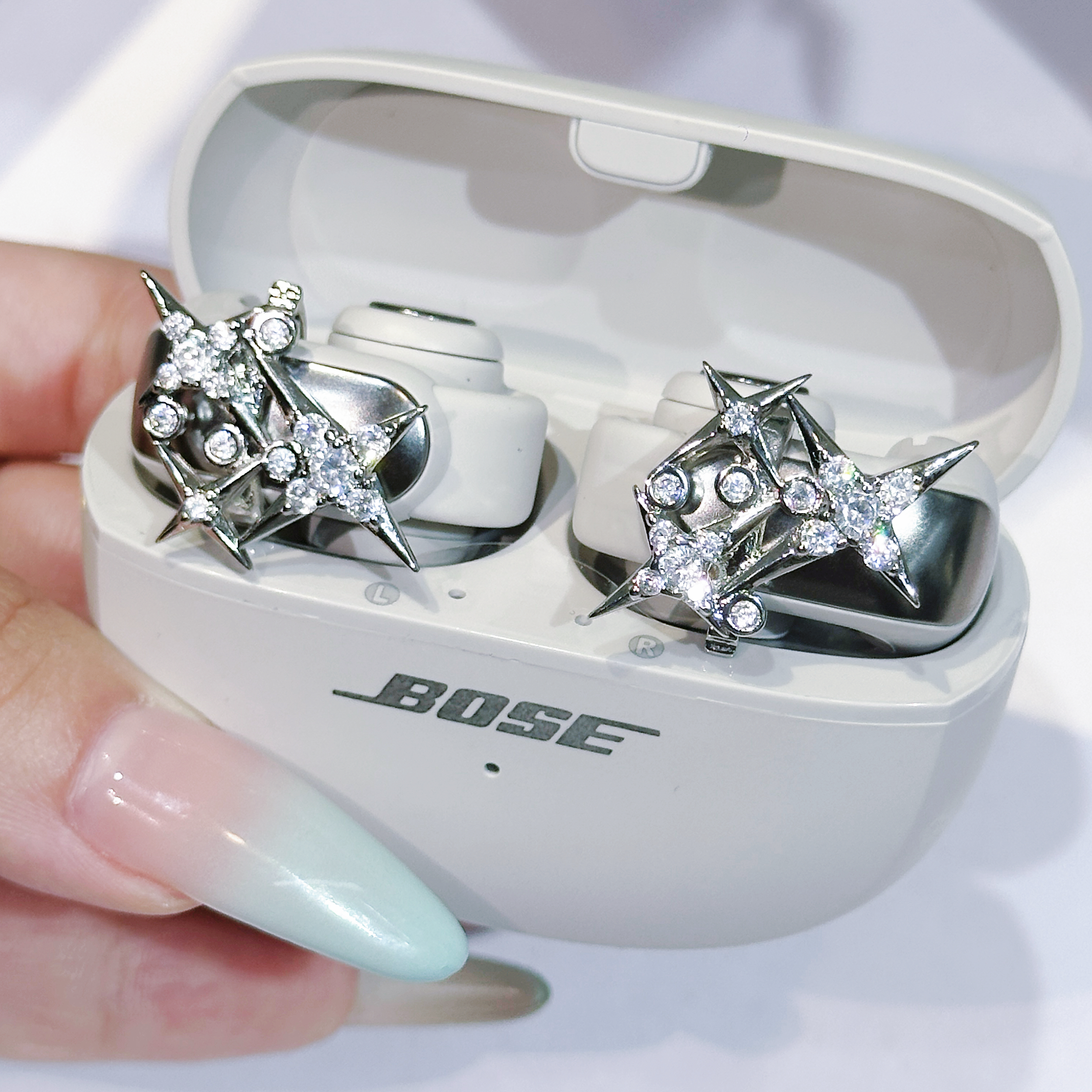 【六芒星】BOSE Ultra耳机耳夹饰品闪耀钻扣耳饰挂耳饰品