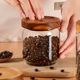 瓶 咖啡豆保存罐玻璃密封储物罐五谷杂粮收纳罐子陈皮茶叶干货分装