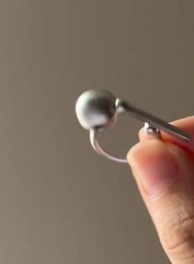 打工人的福音~趣味木鱼戒指小众设计感个性独特开口戒指