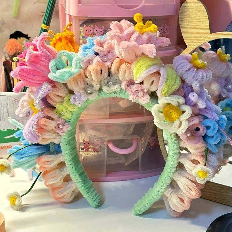 扭扭棒簪花材料包自制加密扭扭棒花束扭扭棒簪花女头饰材料包,玩具/童车/益智/积木/模型,其它玩具,淘宝优惠券,粉丝福利购,淘宝优惠卷