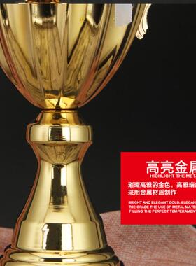 厂家供应创意礼品奖杯金属工艺品摆件运动会奖牌现货合金