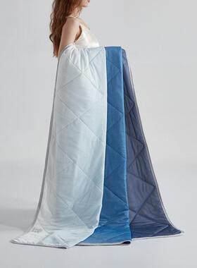 2025新款凉感丝渐变夏被夏凉被空调被系列渐变色跨境temu希音