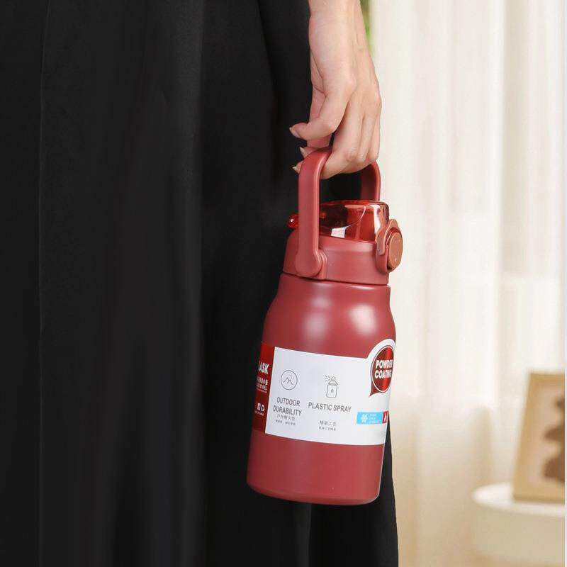 跨境316不锈钢保温杯户外便携运动杯男女士儿童大容量吸管杯