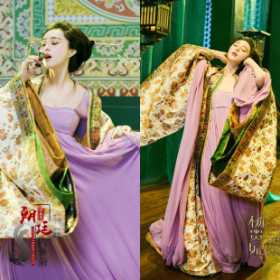 影视古装唐朝女襦裙汉服杨贵妃武则天同款古装仙女服贵妃服
