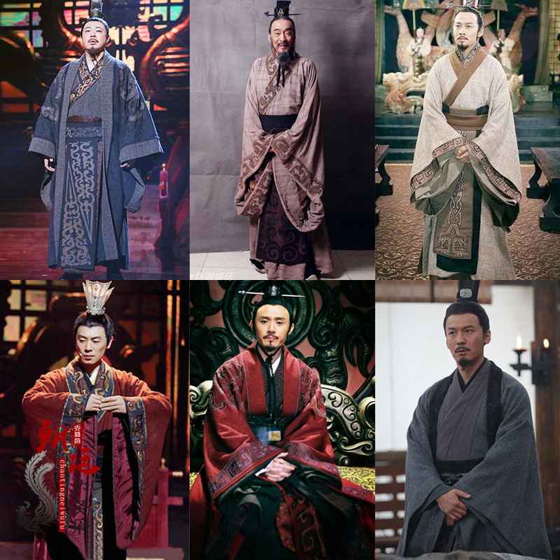 春秋战国男士棉麻官员古装汉服