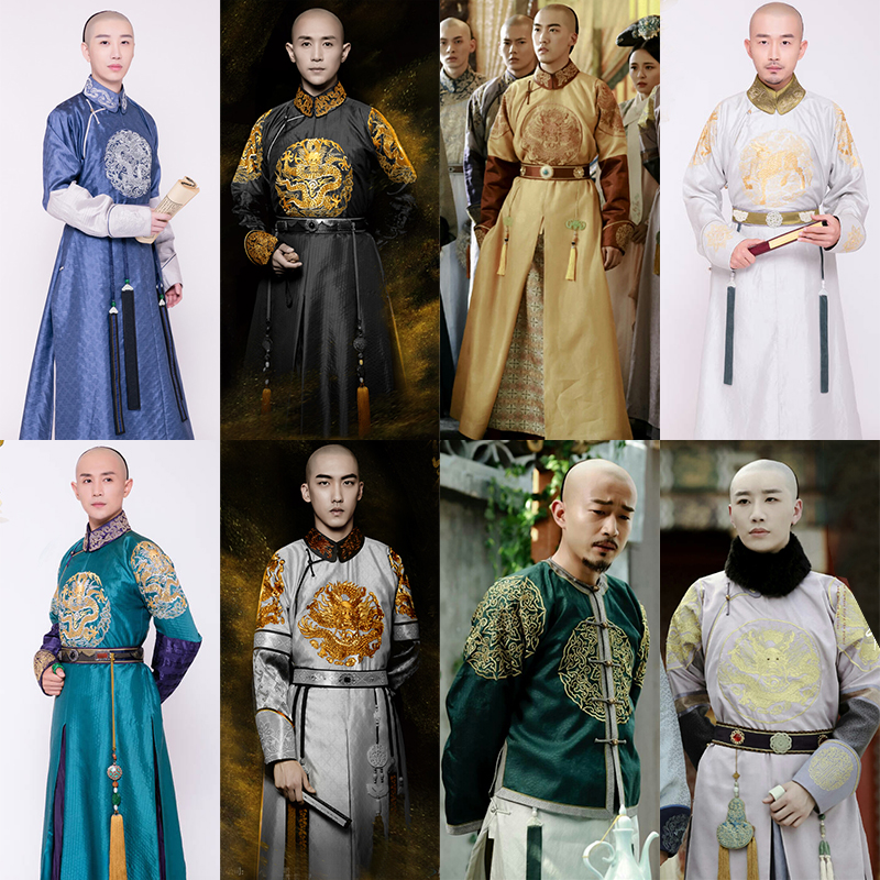 阿哥满族清朝王爷服贝勒影视古装