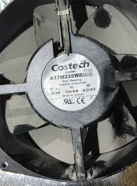 议价Costech A17M23SWBM00工业散热风扇，230