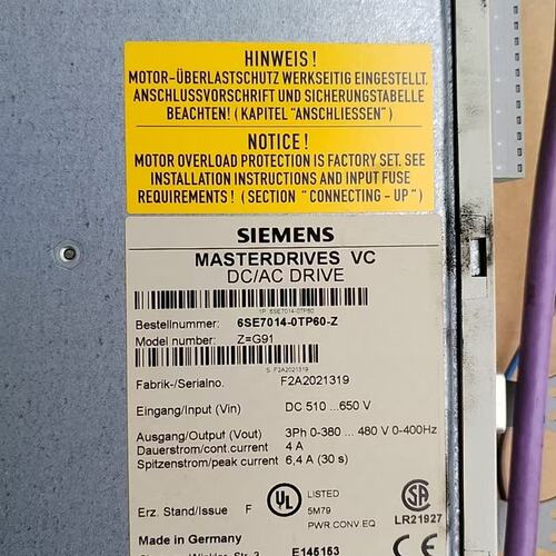 议价变频器6SE7014-0TP60-Z6SE7014-0TP606SE7014-0TP60Z