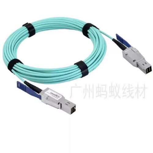 议价CA12G MI-SAS连接线SFF8644-8644有源光纤线磁盘柜储存阵列*