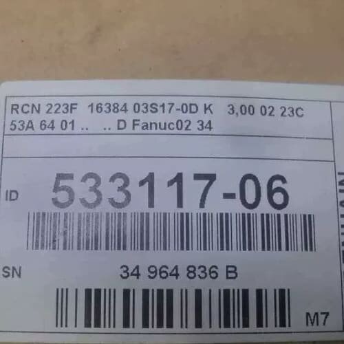 议价533117-06 RCN 223F 16384 03S17-0D K