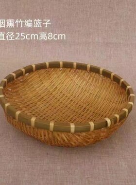 针线筛滤农家人竹盘储物