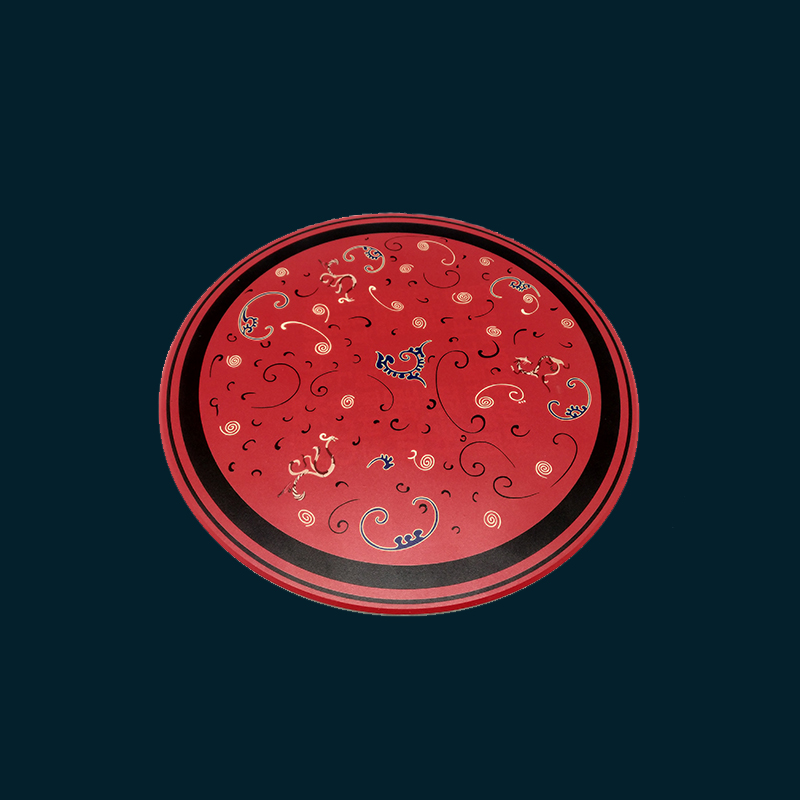 【曾楚漆器】汉代彩绘纹饰鼠标垫中国漆器随州马王堆高档手工文创