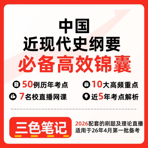 无需真题15043中国近现代史纲要   自考笔记 考点内部资料 串讲讲义重点 全程无忧题库讲义  网课讲义 密卷押题