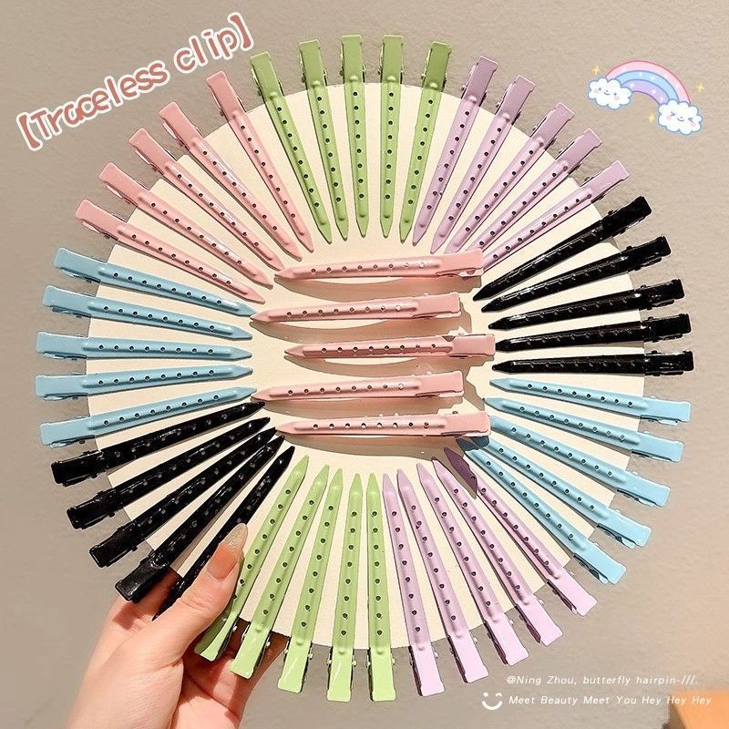 ins简约无痕发夹高颅顶