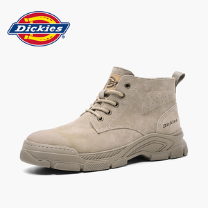 Dickies马丁靴男款冬季真皮复古美式工装鞋中帮休闲靴子户外短靴