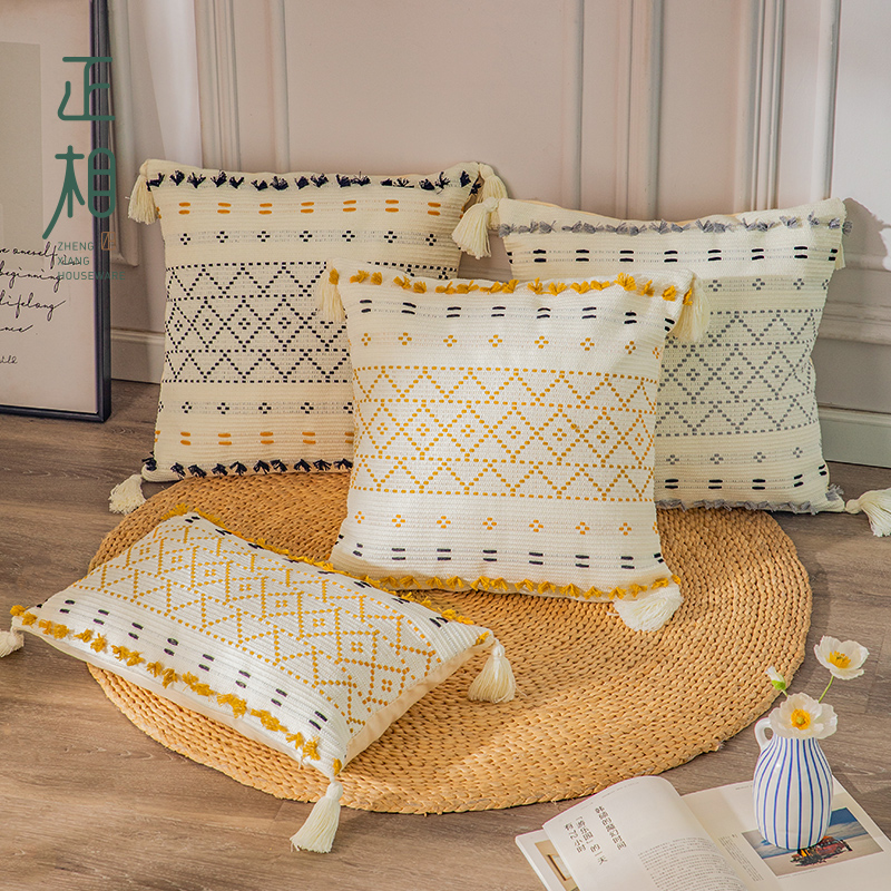 客厅床头靠垫简约现代风卧室抱枕