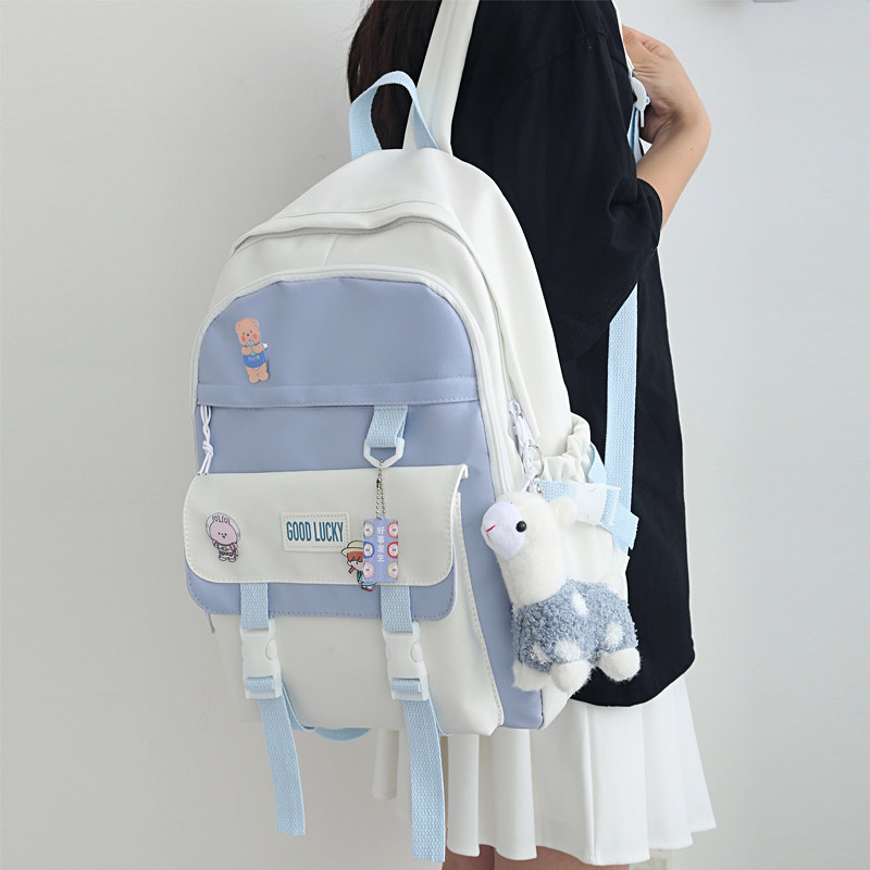 书包女韩版原宿ulzzang小学生三到六年级初中生森系可爱双肩包夏