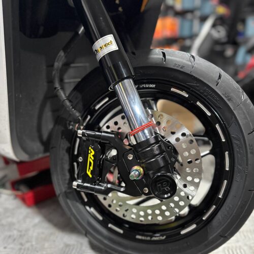 RD EL43芯倒置前减震金管可调预载九号NXT极核AE4小牛95c电摩改装