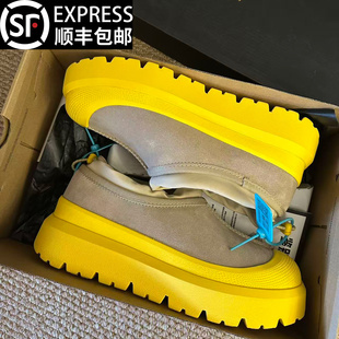 原盒原标王一博同款塔斯曼雪地靴男女款小麦色羊毛皮一体冬季棉鞋