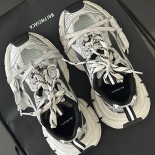 巴家3xl九代老爹鞋 厚底运动休闲鞋 爆款 做旧冬季 女 男鞋 莆田高端版